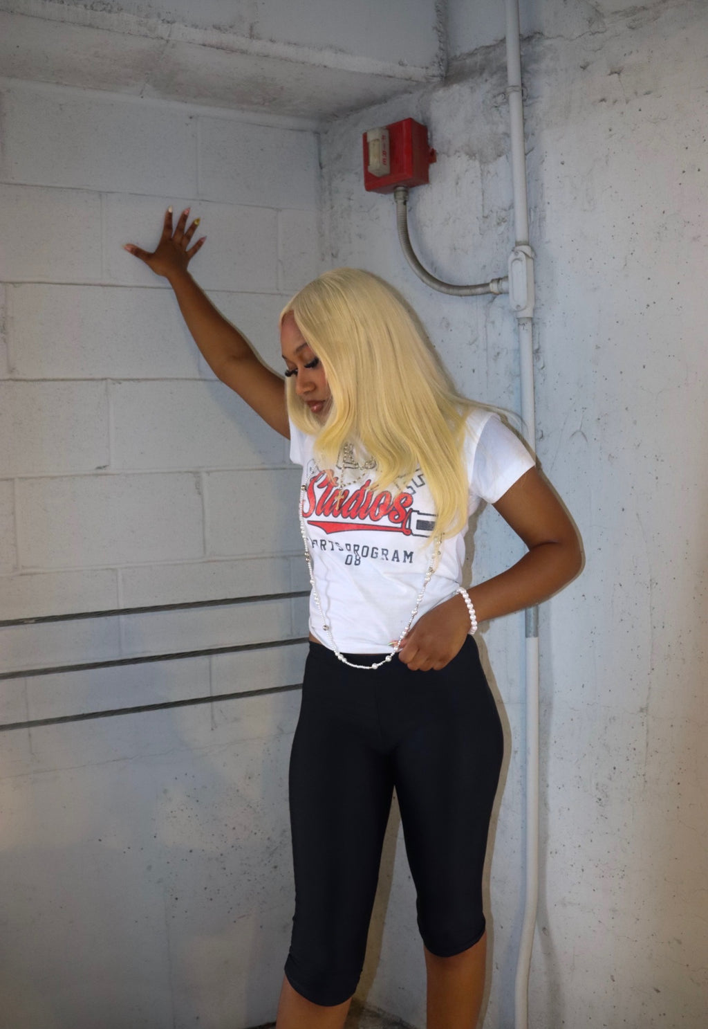S.S Sports Program Cropped Tee