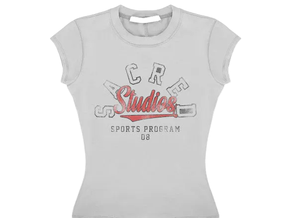 S.S Sports Program Cropped Tee